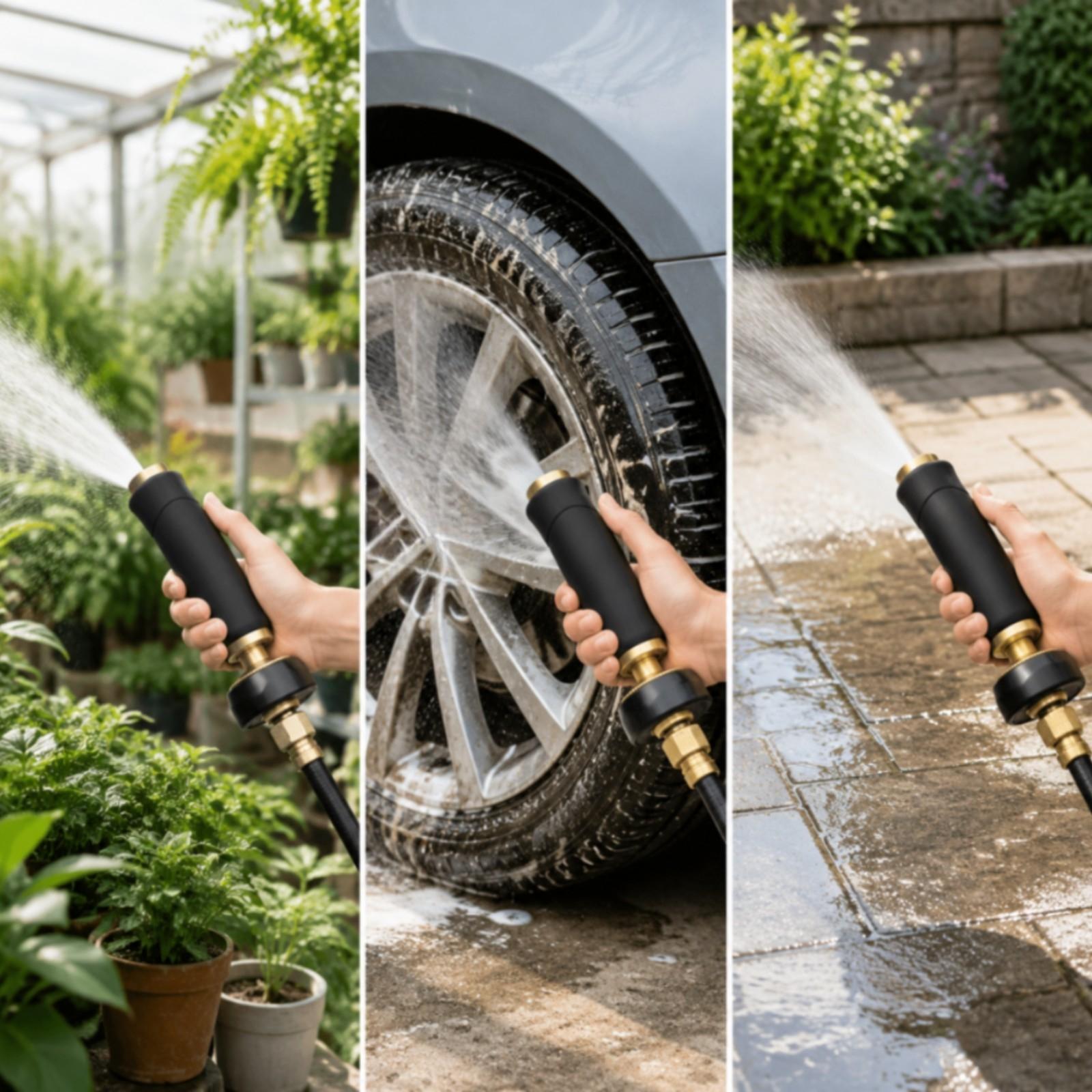 Gardena Hose Comfort - Hogedruk tuin | Comfortabele, rubberen handgreep,