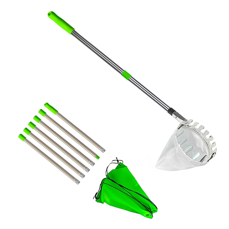 Gardening Tools Bag - AS60-Fruitplukkerpaal met opbergtas 2,4 m telescopische