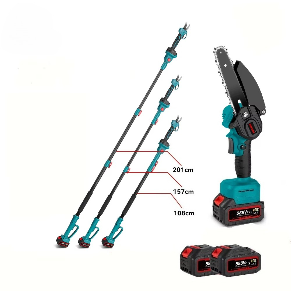 Pruning Shears - Borstelloze elektrische draadloze snoeischaar met lange
