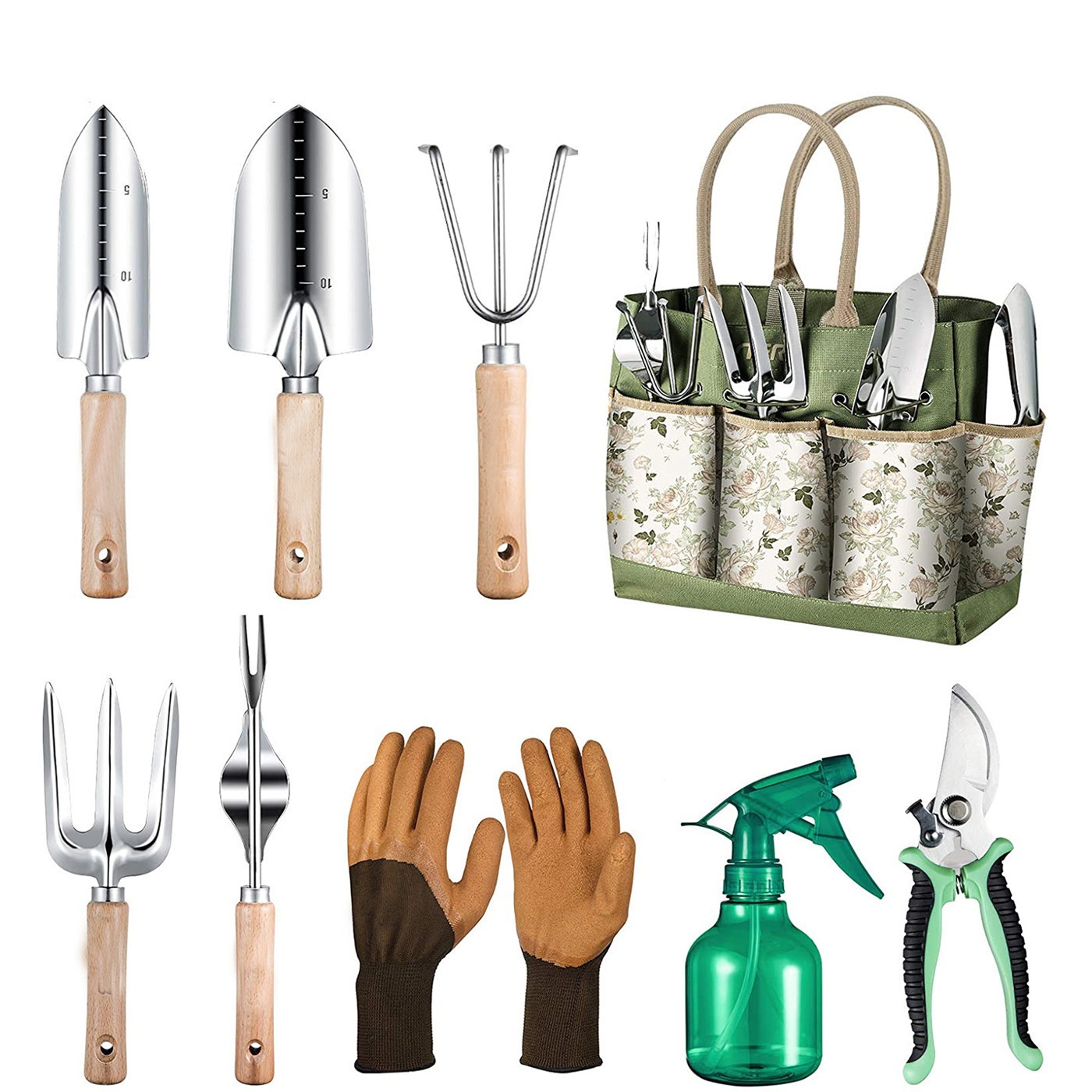 9-delige tuingereedschapset me - Gardening Tools Bag recensie en prijs