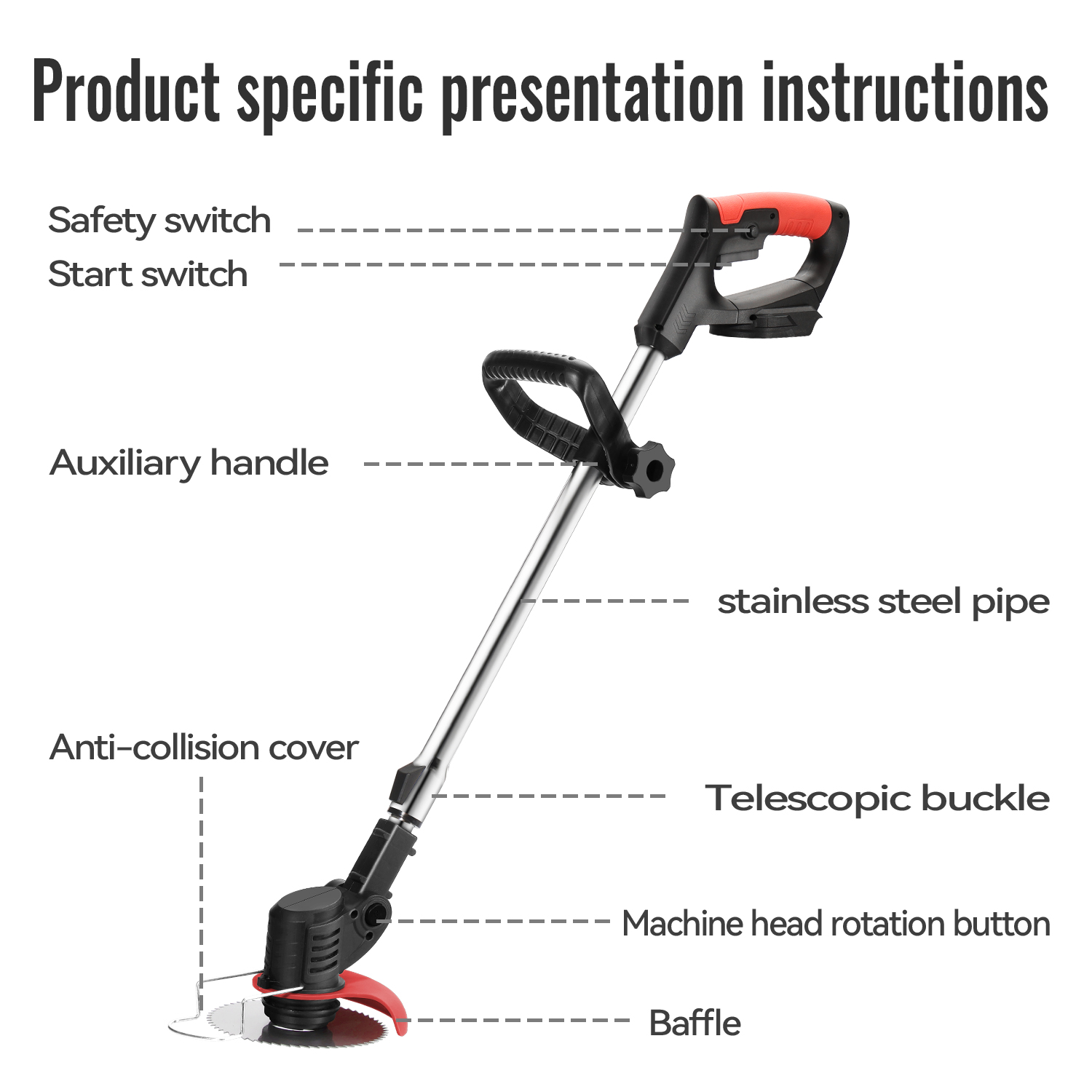 Lithium-elektrische grastrimme - Gardening Tools Cutter recensie en prijs