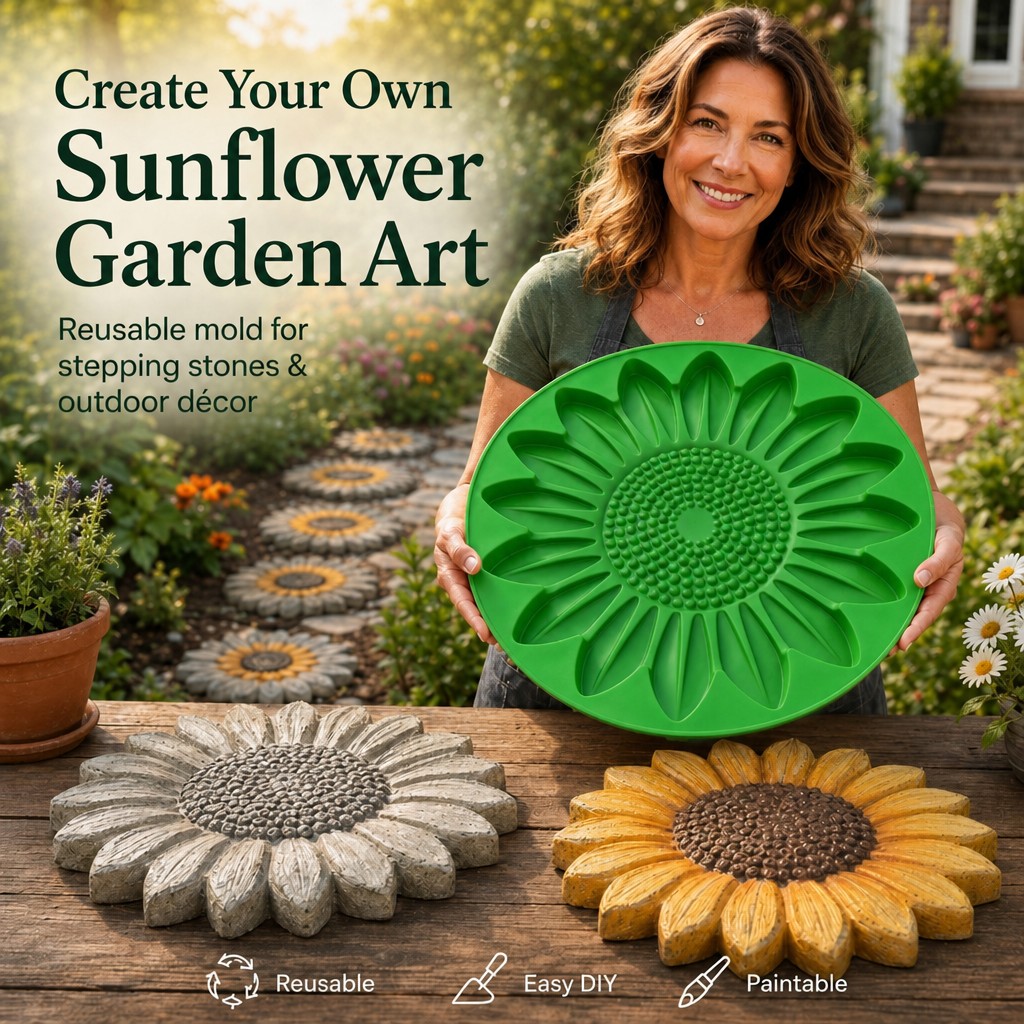 Zonnebloem Terras Steenmal Set - Gardening Tool Diy recensie en prijs