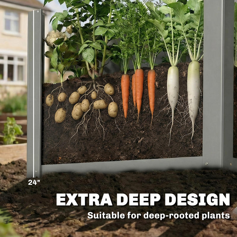 Outsunny Verhoogd Moestuinbak  - Raised Bed Planter Box recensie en prijs