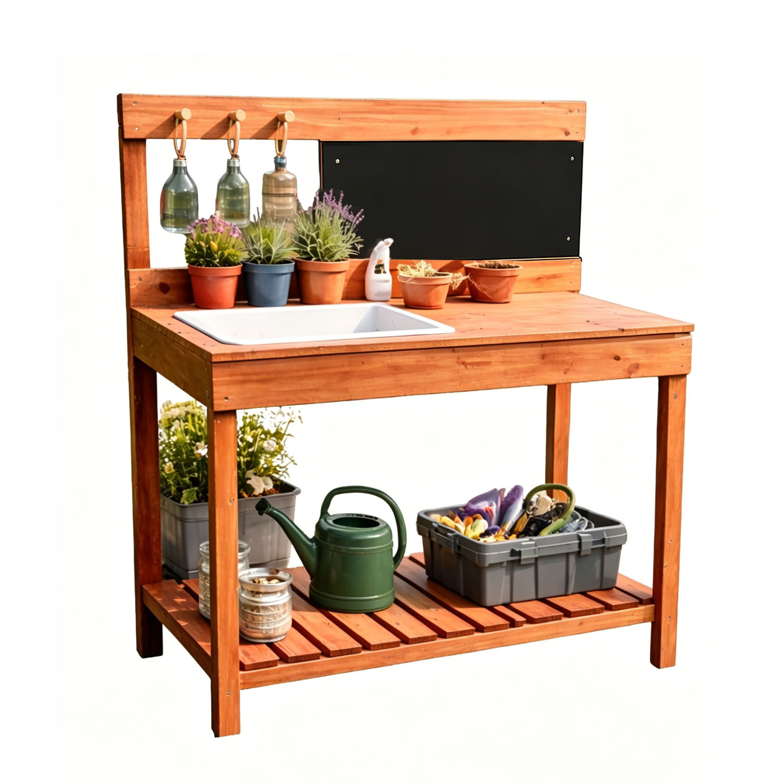 Houten plantentafels voor kind - Gardening Tools Wooden recensie en prijs