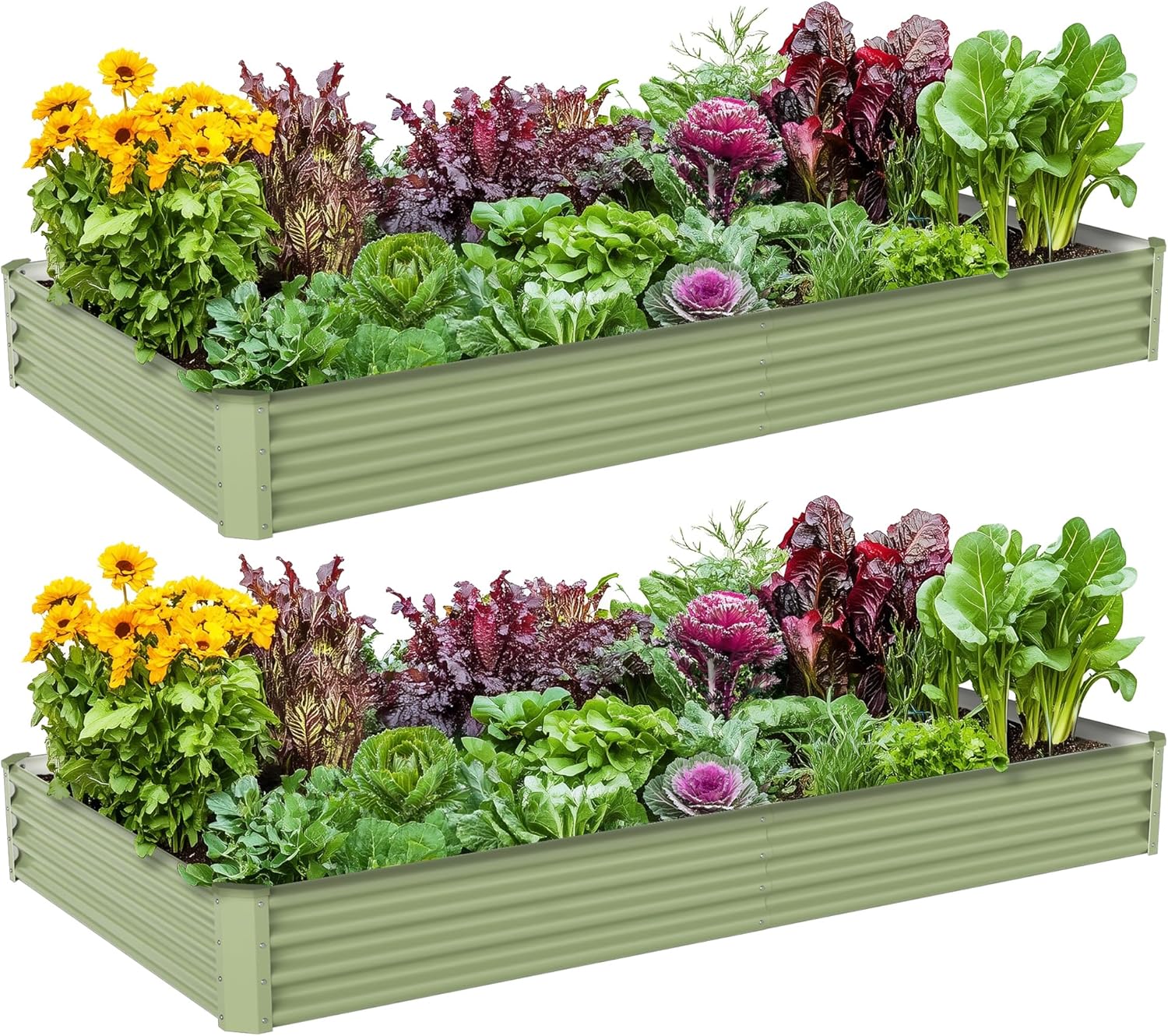 Buitenmoestuin metalen verhoog - Raised Bed Planter Box recensie en prijs