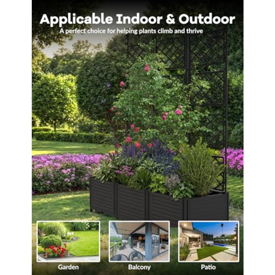 3-delige modulaire verhoogde t - Raised Bed Planter Box recensie en prijs